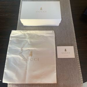 Gucci empty kids shoe box